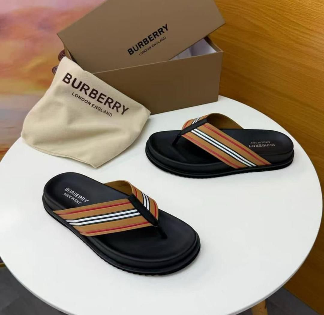 Burberry Men's Icon Stripe Slide
